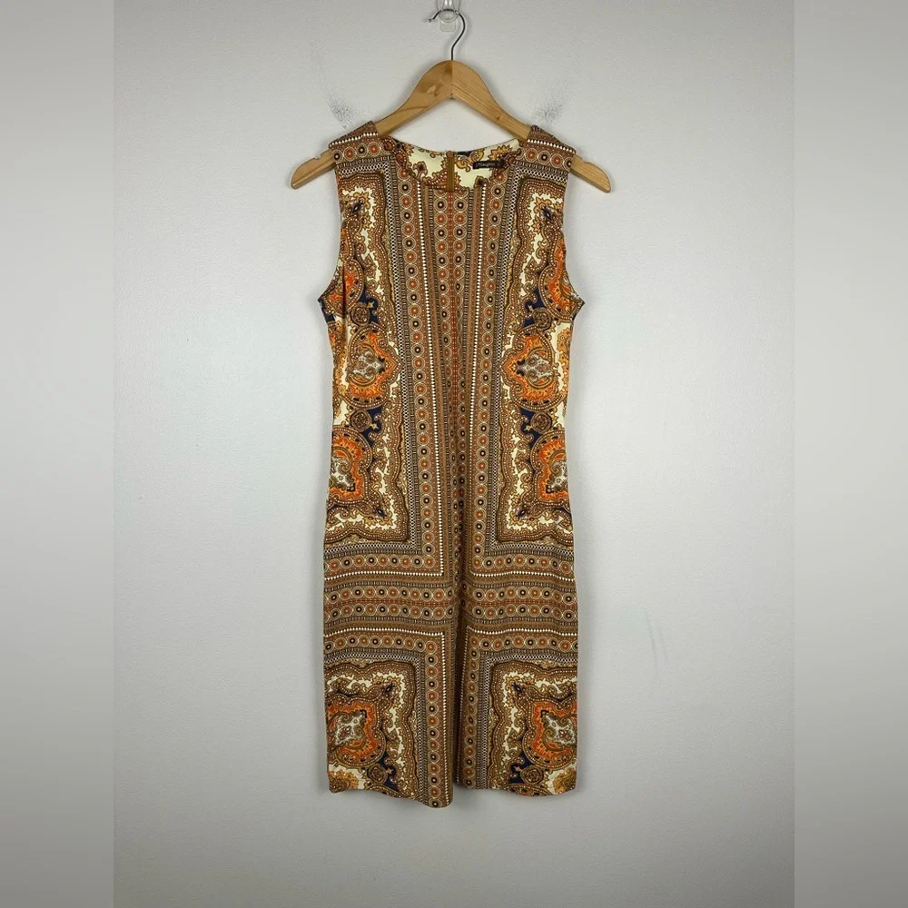 J MCLAUGHLIN Sophia Catalina Cloth Paisley Sleeveless Midi Dress Women’s Sz S - Picture 2 of 9